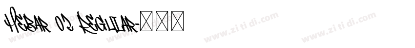 Hebar 02 Regular字体转换
